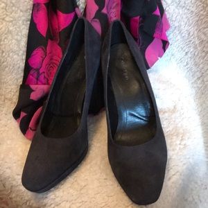 Calvin Klein charcoal high heels